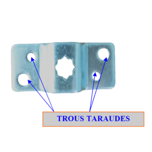 ADAPTATEUR DOUBLE FIXATION