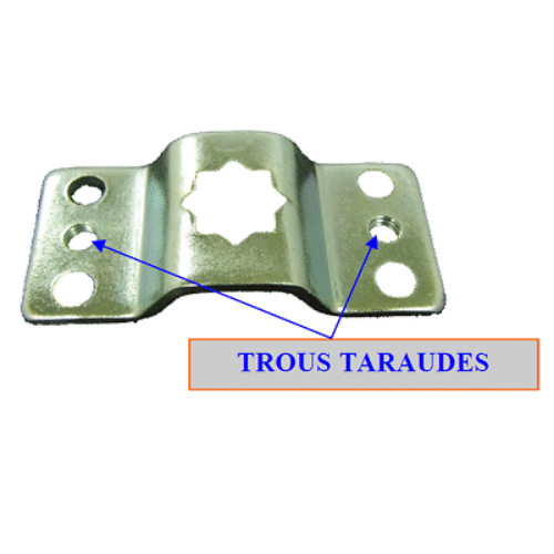 ADAPTATEUR DOUBLE FIXATION