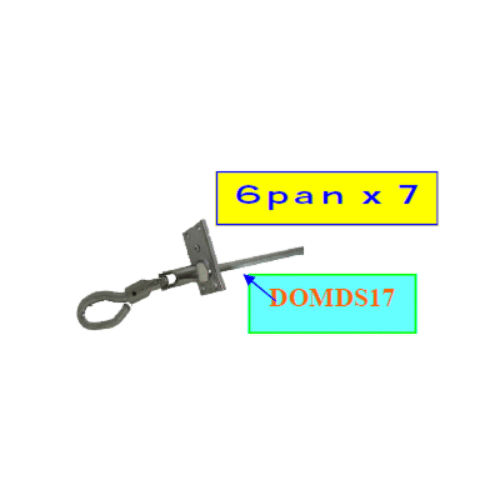 SORTIE CROCHET SIX PANS DE 7 DROITE ARTICULEE