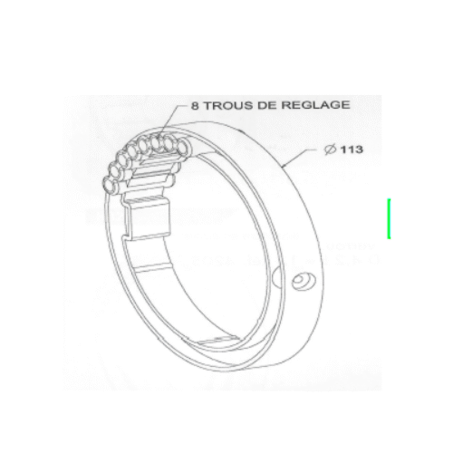 ROUE DE GUIDAGE AXE DEPRAT 89